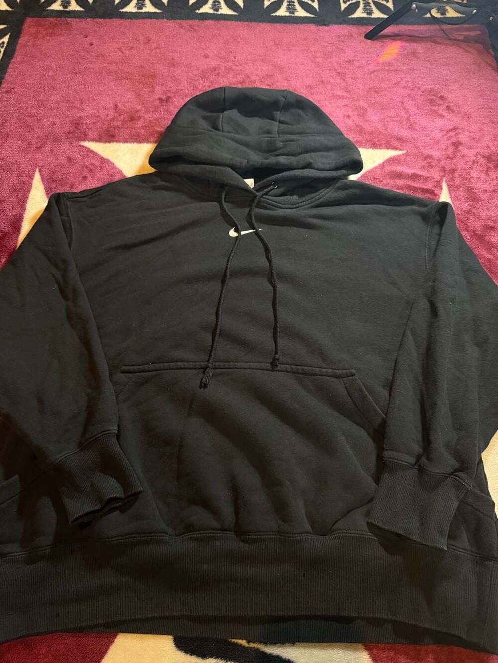 Nike Mini Swoosh Hoodie Black